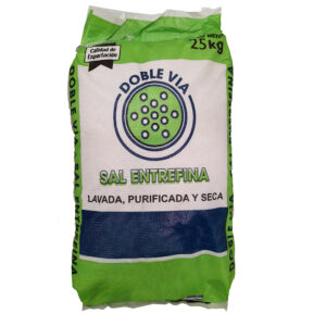 Sal Lavada y Seca de 25 kg
