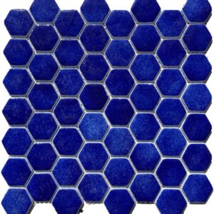 Venecitas Premium Importadas - Hexagonal Azul Oscuro