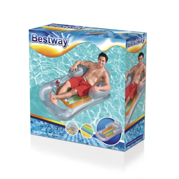 Colchoneta sillón apoya-vasos surtida - Bestway 43028 - Imagen 4